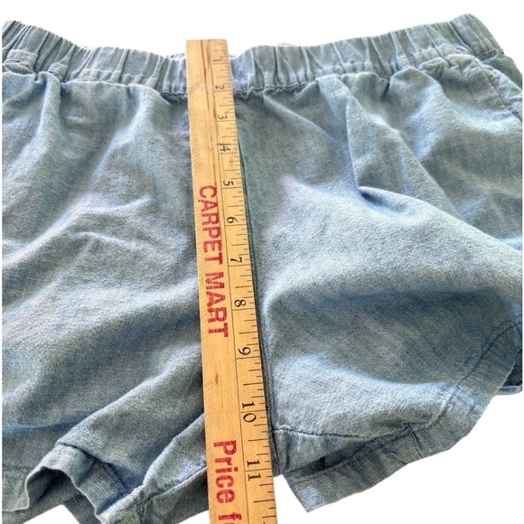 Madewell Women's Elastic Waist Denim Jean Shorts Size Small 100% Cotton Pockets - Picture 8 of 10